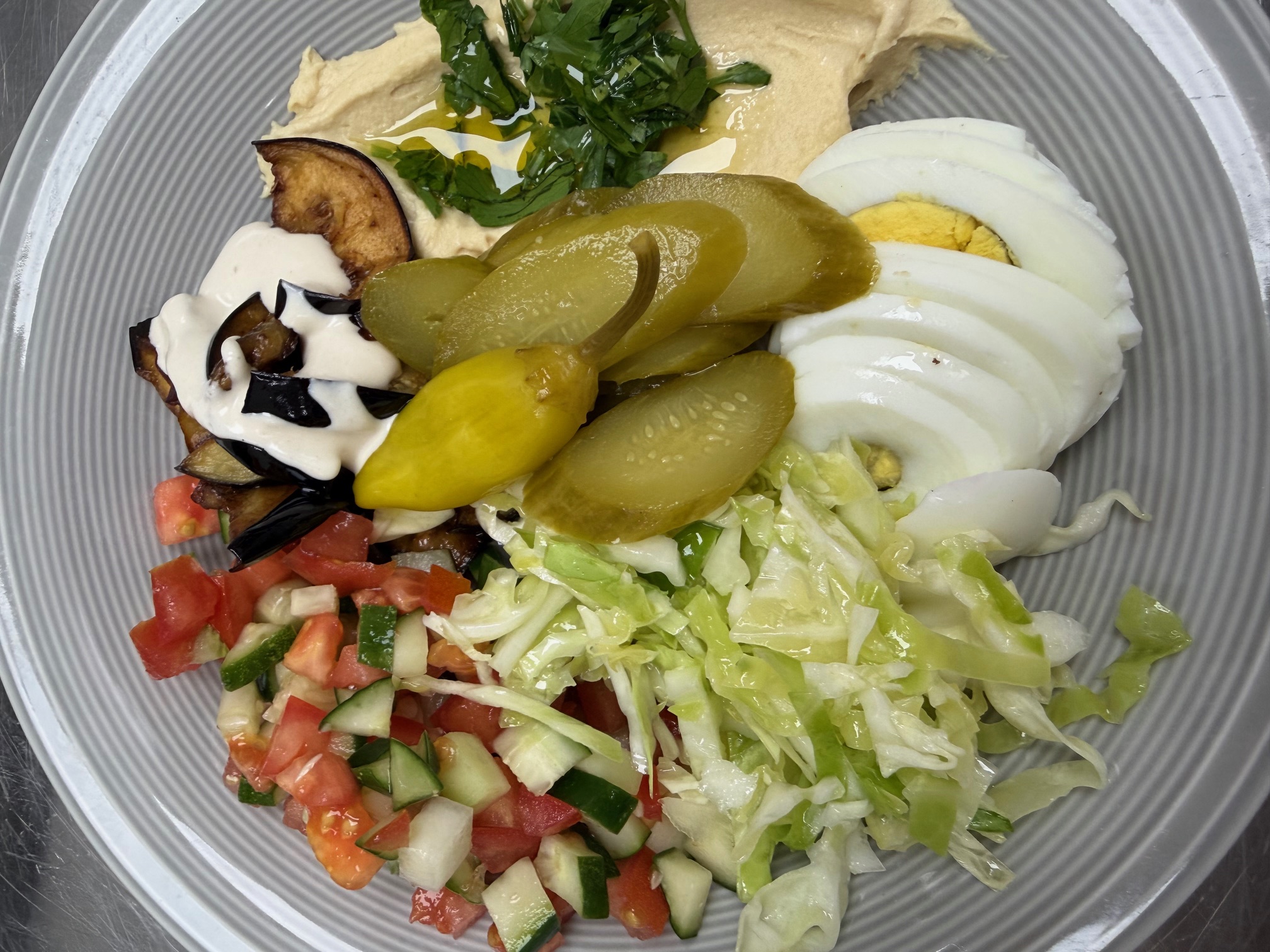 Sabich plate